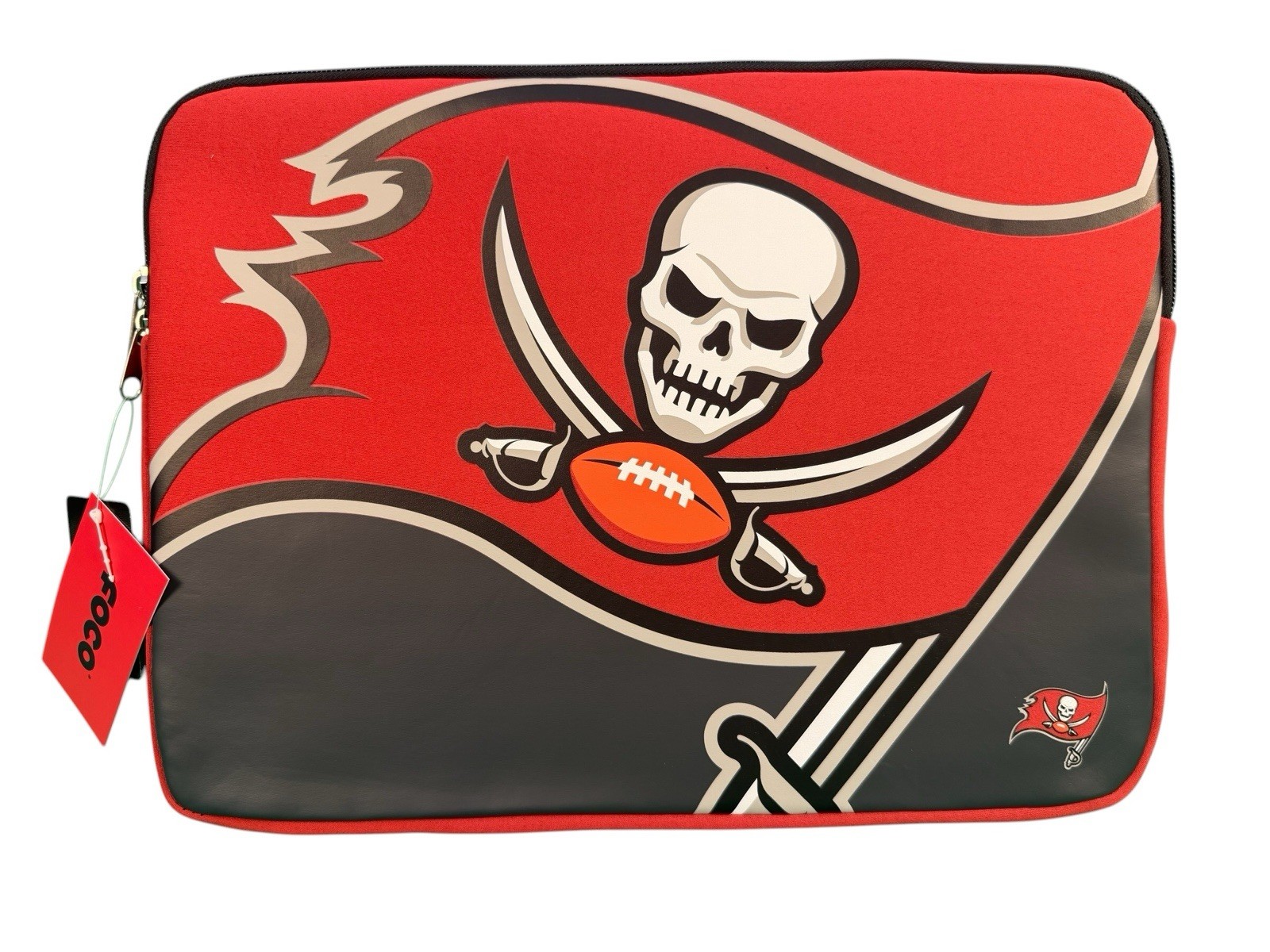 NWT - NFL Tampa Bay Buccaneers FOCO 15" X11” Padded Neoprene Laptop Sleeve