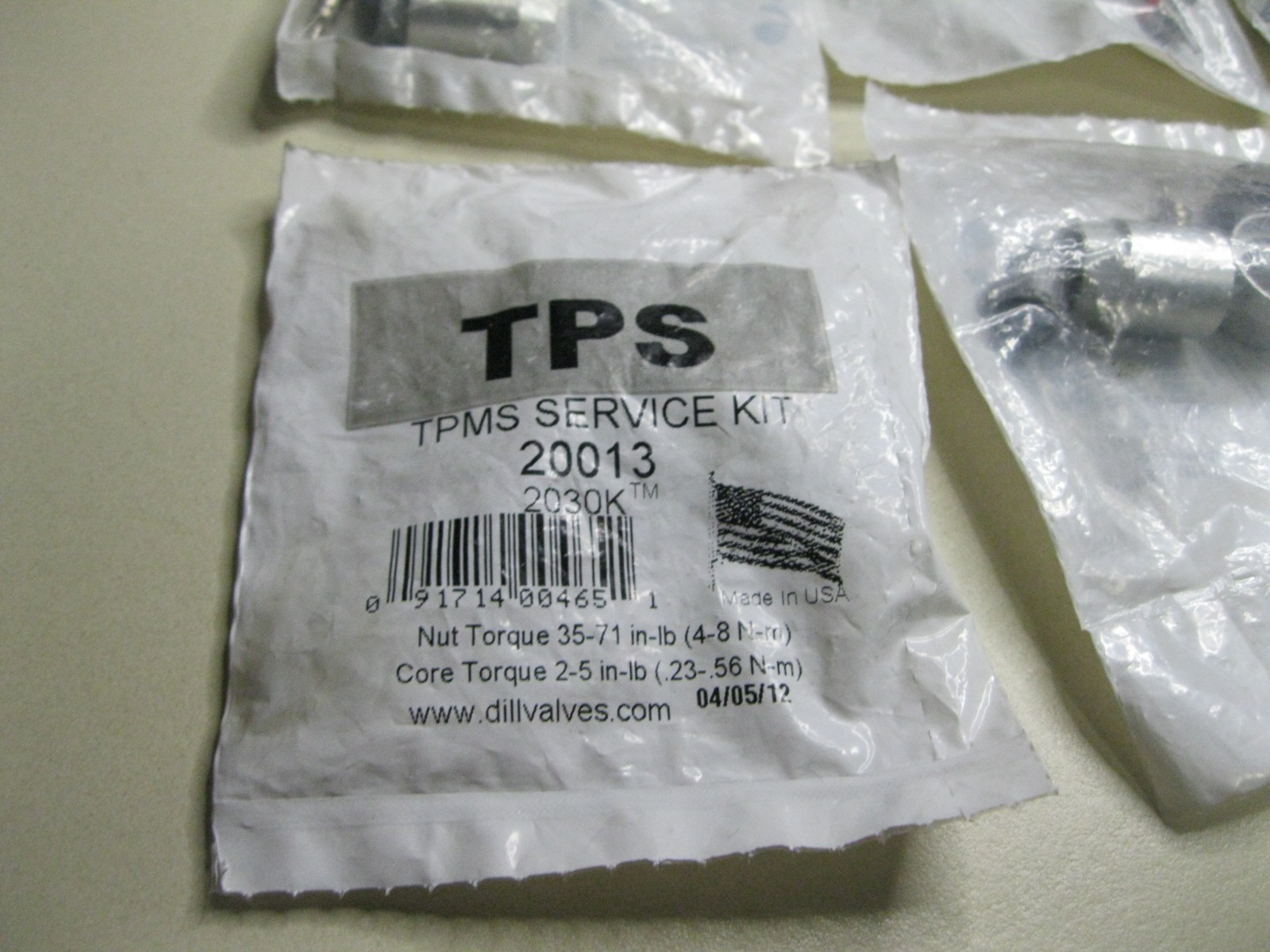 TPS 20013 TPMS Service Kit, Price Is For 1 Kit, NEW