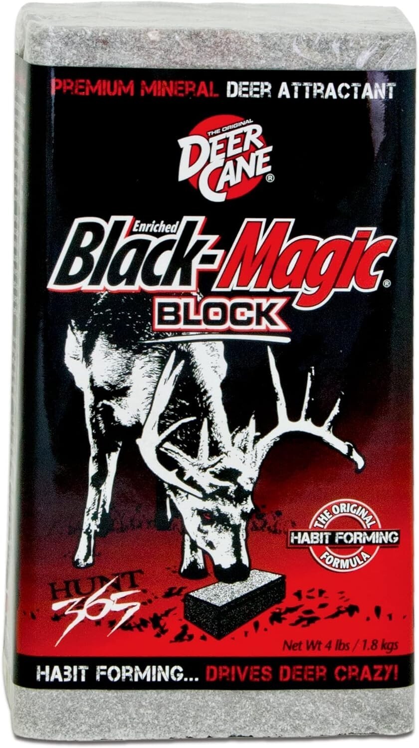 Deer Cane Black-Magic Block Deer Mineral Attractant 4 lb 64525