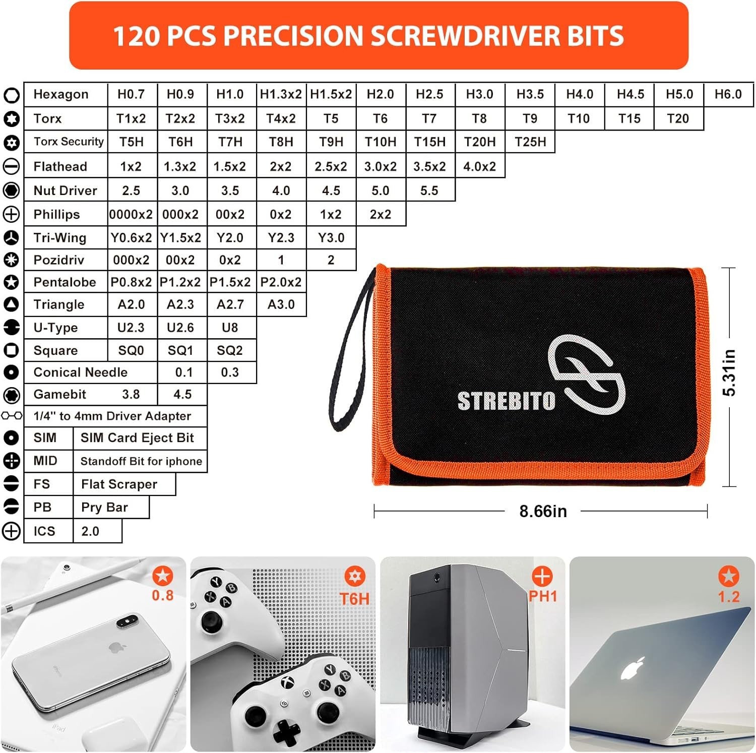 Professional Tech Toolkit for Computer & Phone