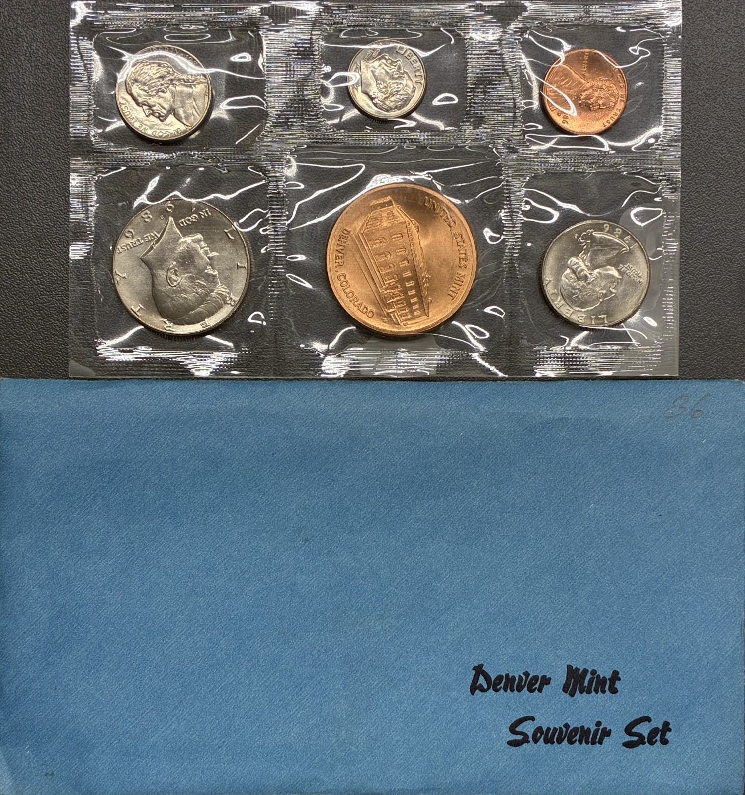 1986 Denver Mint Souvenir Set