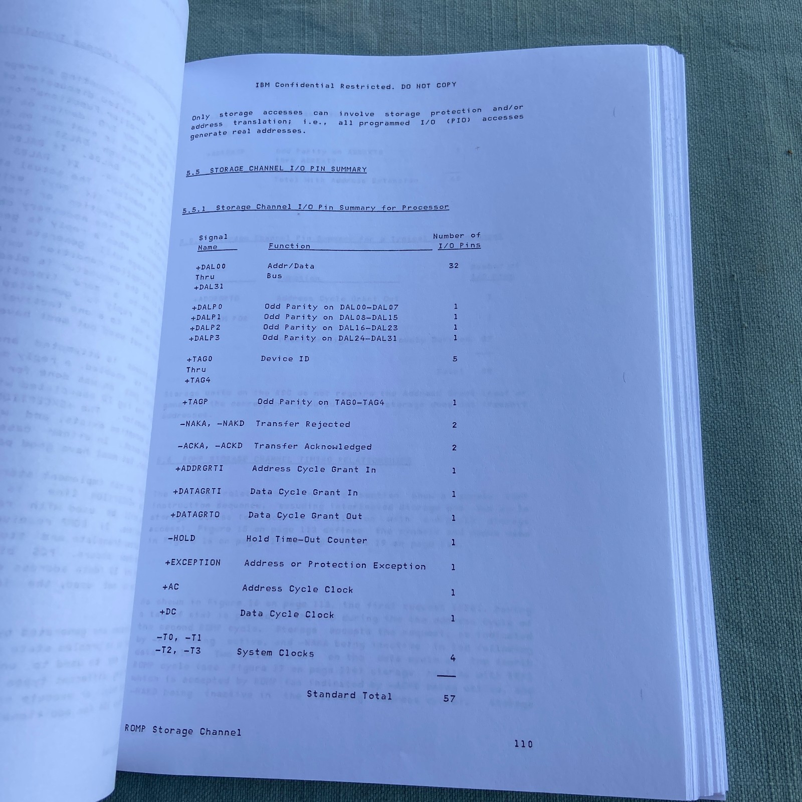 IBM ROMP Processor Copy Functional Specification 1983 Vintage Book Manual 32 Bit