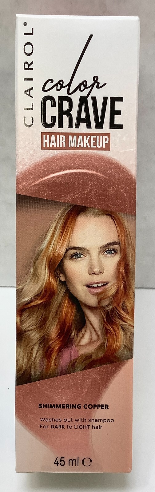 Clairol Color Crave Hair Makeup, Shimmering Copper, 45 ml