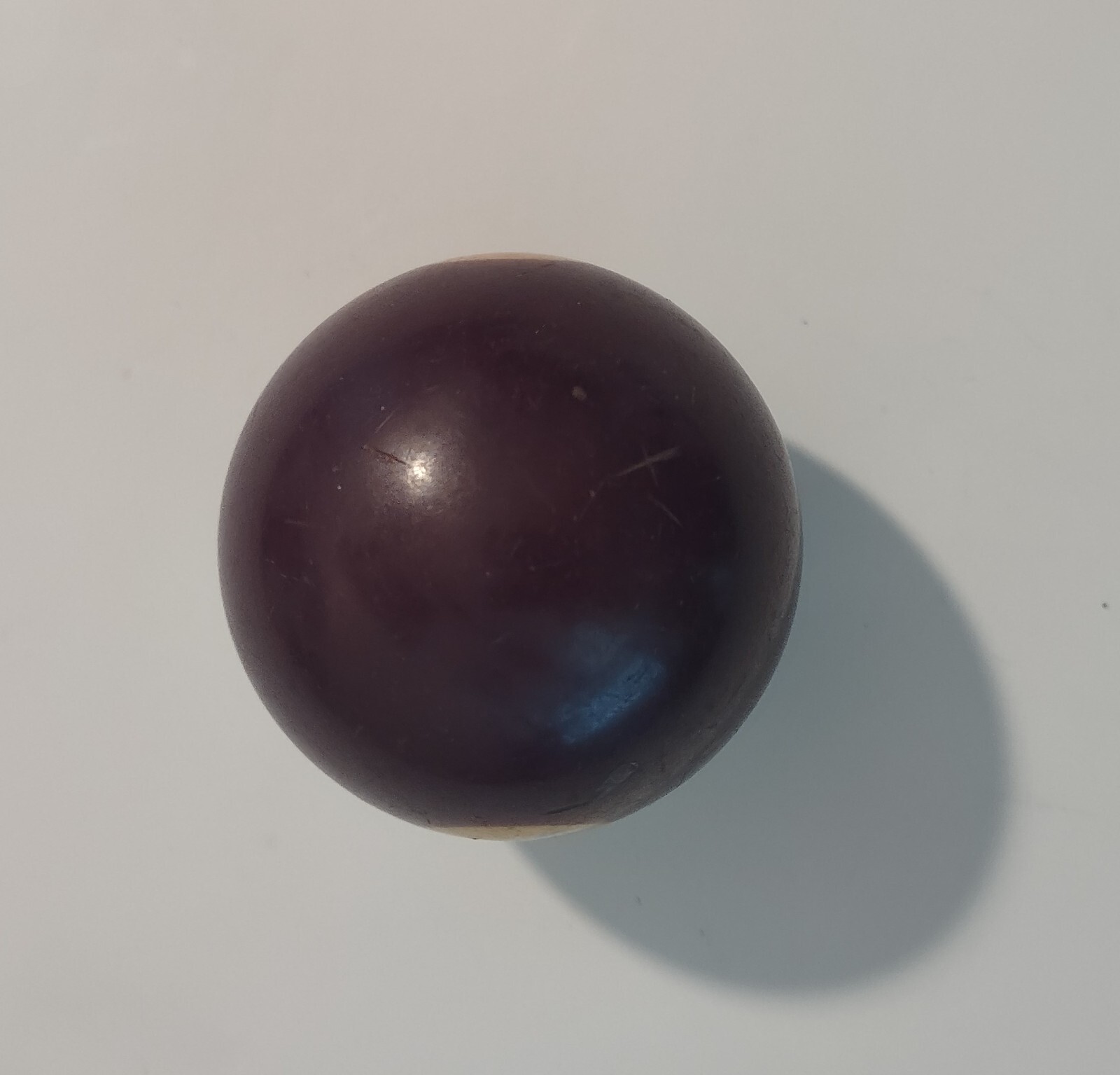 Vintage Bakelite Billiard Ball Pool Ball Butterscotch 4