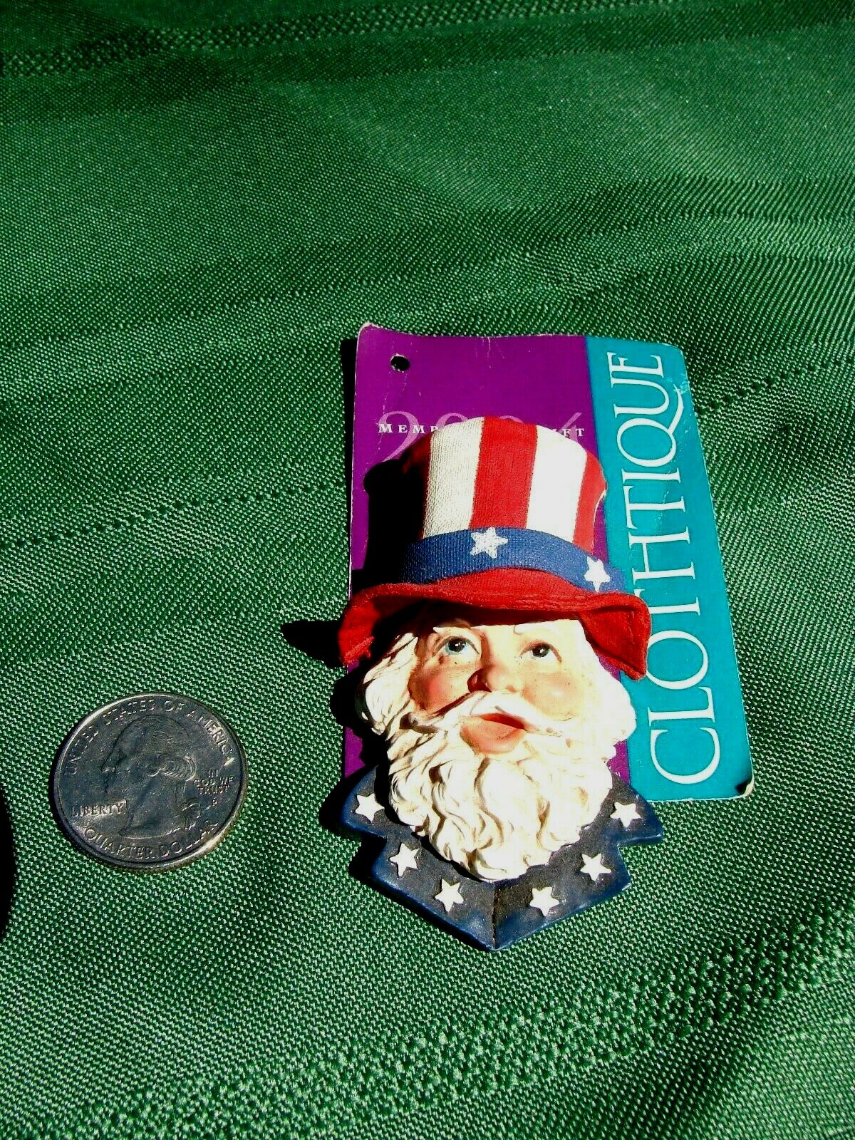 POSSIBILE DREAMS ~ Clothtique ~ 2004 Santa Claus ~Membership Gift