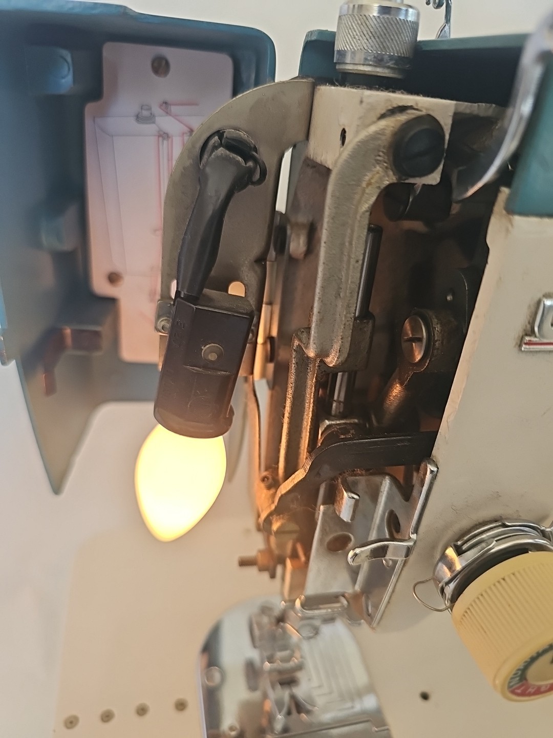WHITE ELECTRIC CONTROL MODEL 804 All Steel SEWING MACHINE