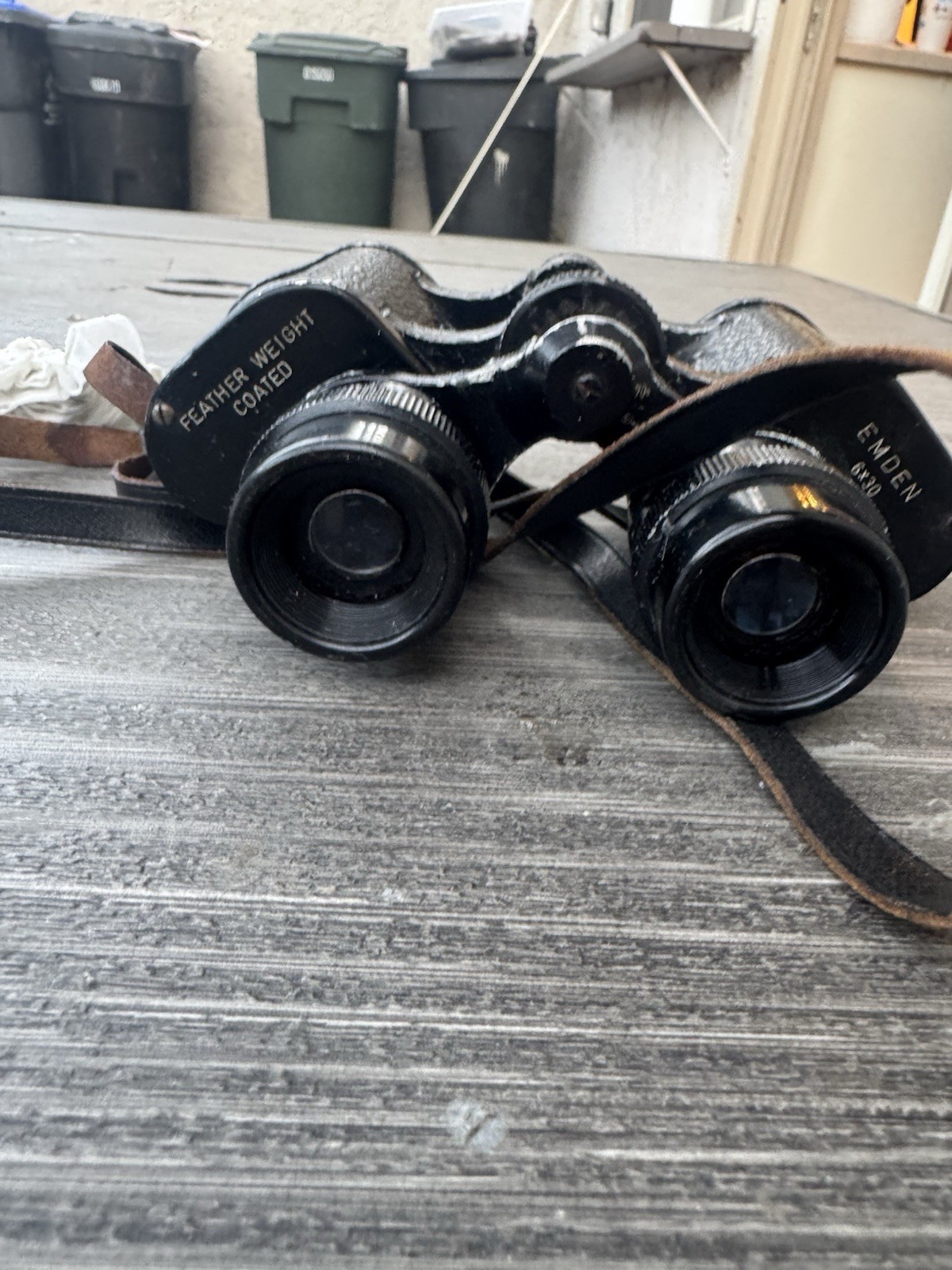 WWII. WW2. German officer's binoculars. Wehrmacht.