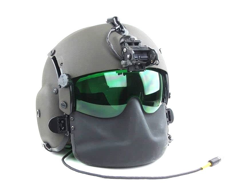 NOS Gentex HGU-56/P Flight Helmet Laser Protection Visors - Green
