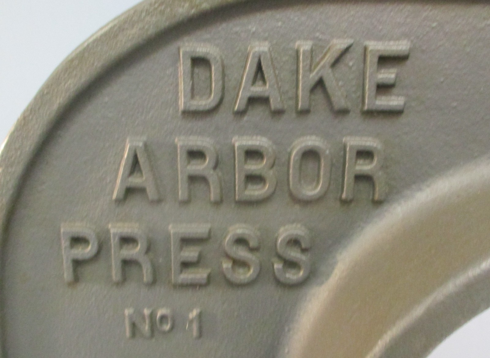 Dake Single Leverage No. 1 Arbor Press Model 101 3 Ton Capacity 901006
