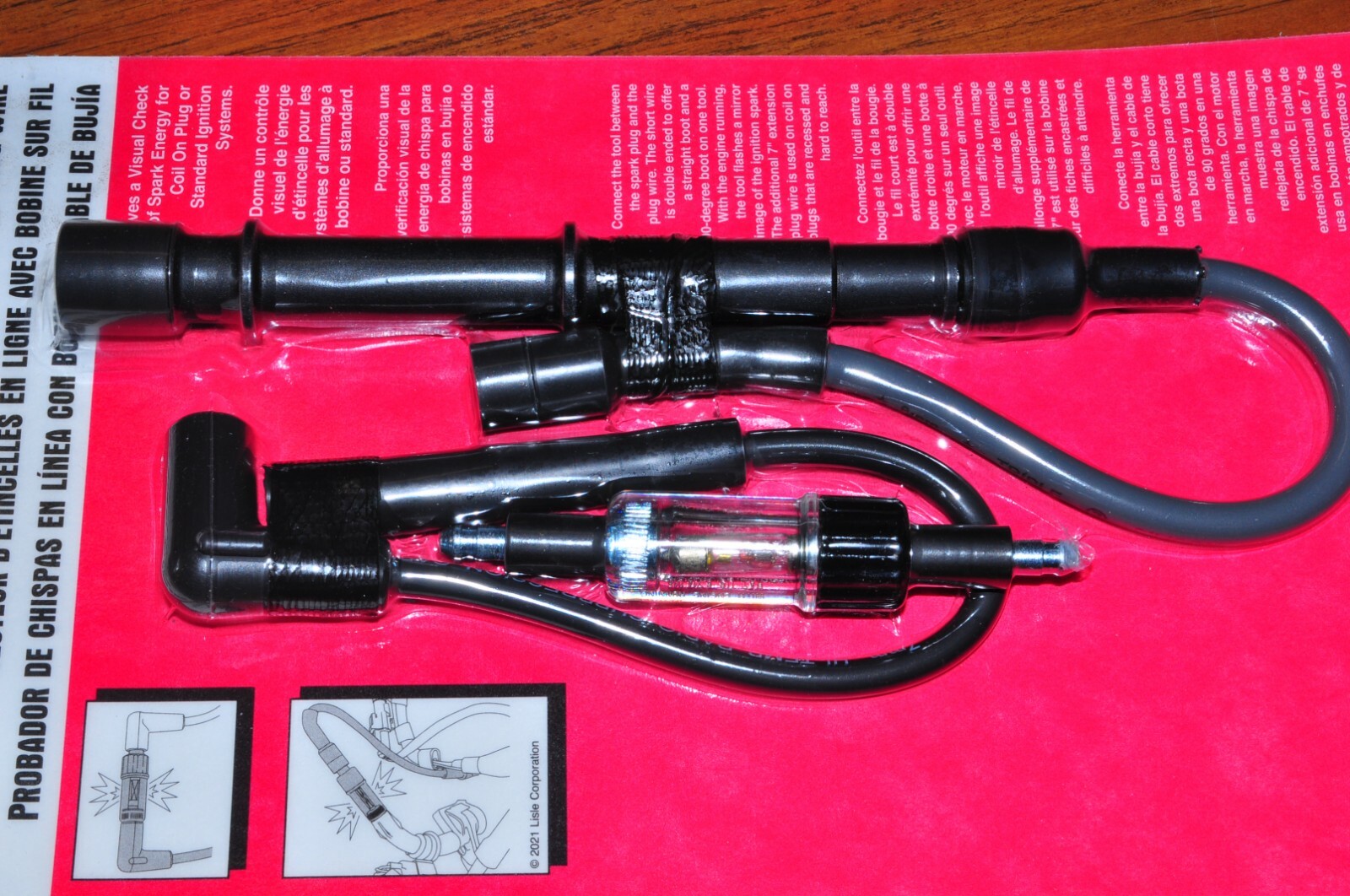 InLine Spark Tester w/ Coil-On-Plug Wire Lisle 20580