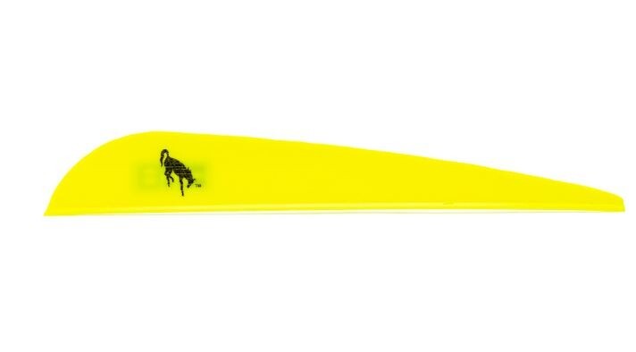 Bohning 4" Killer/Bronco Vanes Neon Yellow 100 Pack