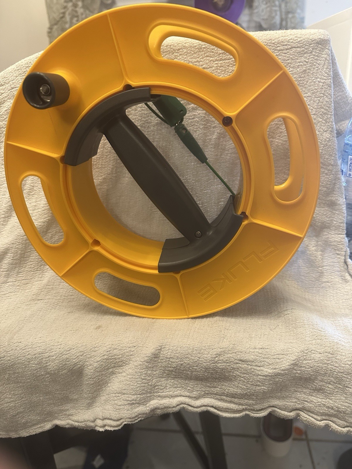 Fluke 25m approx. 80 ft. green cable reel an accessory for earth/ground tester