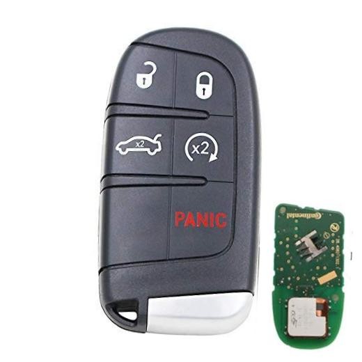Keyless Entry Remote Car Key 5 Button for Dodge Charger Challenger 433mhz |