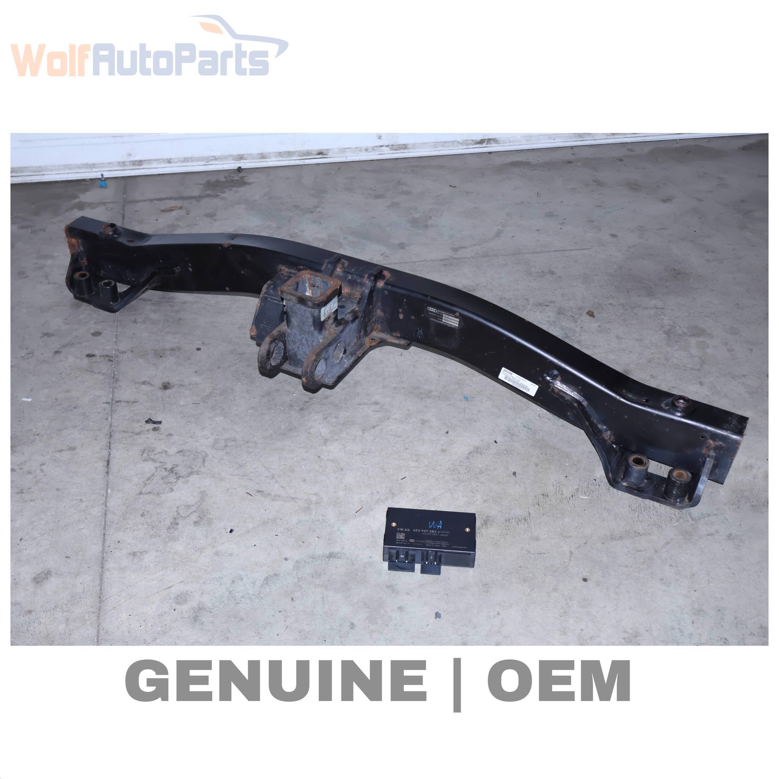 2007-2015 AUDI Q7 - REAR Bumper Reinforcement / Trailer Hitch KIT 4L0803921F