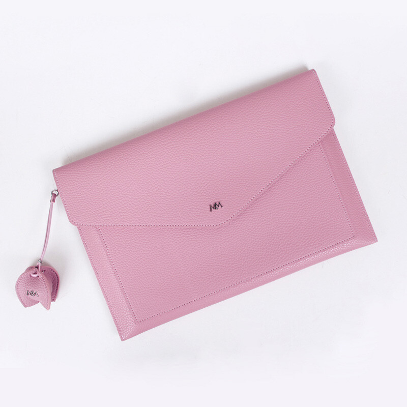 miim pino2 lavender leather 14" inch Laptop pouch South Korea synthetic leather
