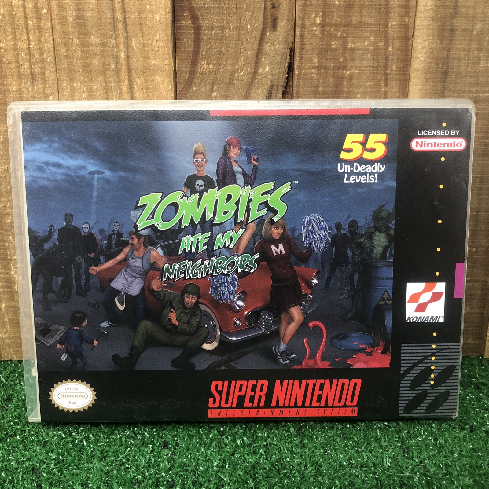 Zombies Ate My Neighbors SNES Case Only Vintage Retro Super Nintendo