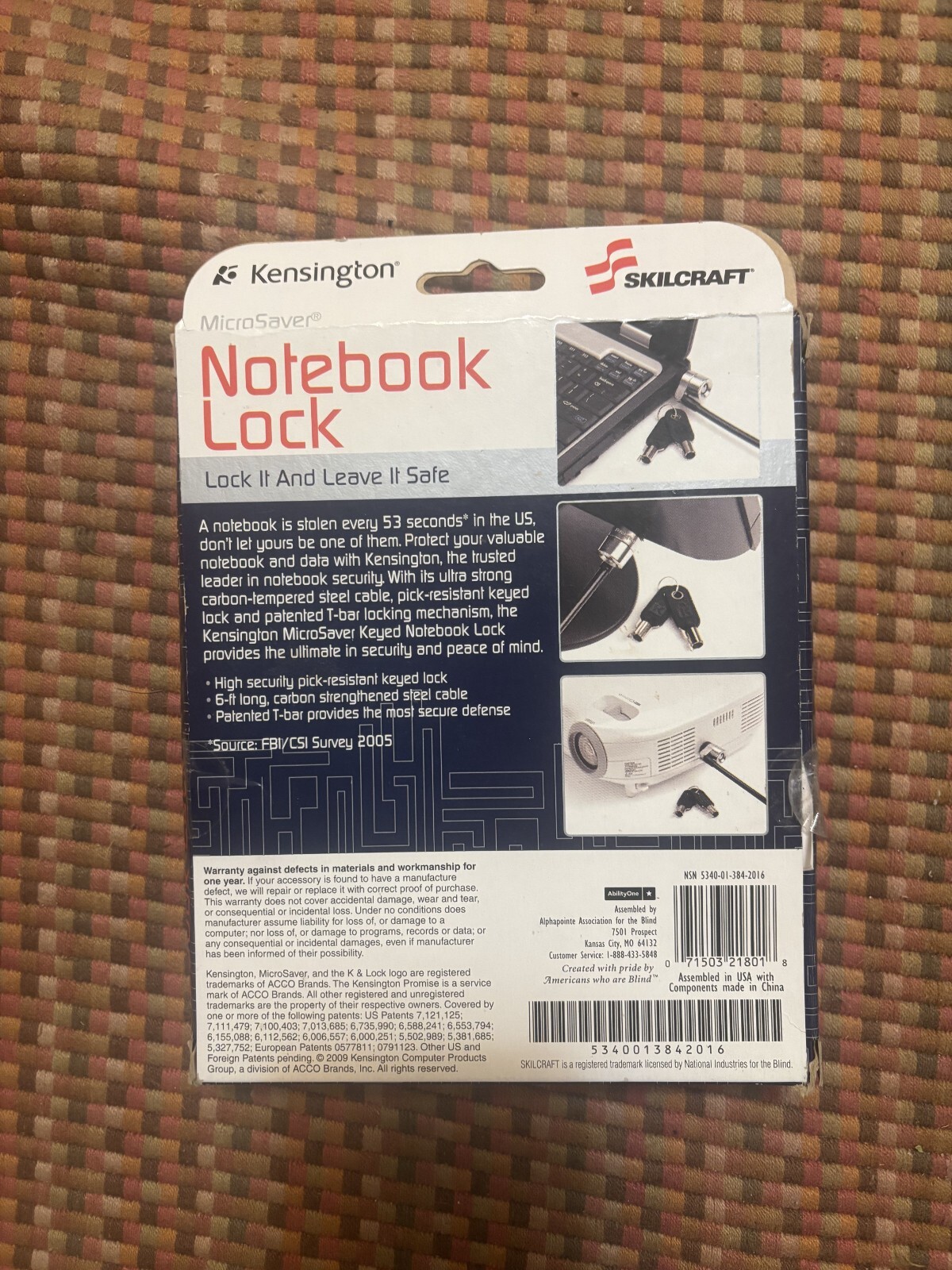 Kensington MicroSaver Notebook Lock