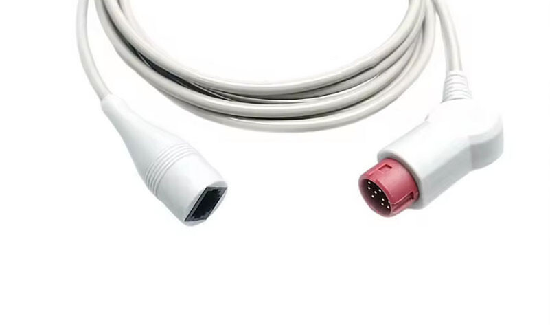 Mindray PM6000 T5 T8 IBP cable 12 pin to Abbott IBP Transducer IBP adapter cable