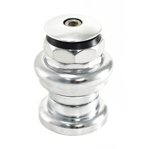 FSA TH-1150W 1" Inch Threaded Traditional Chrome Headset 26.4mm , Silver