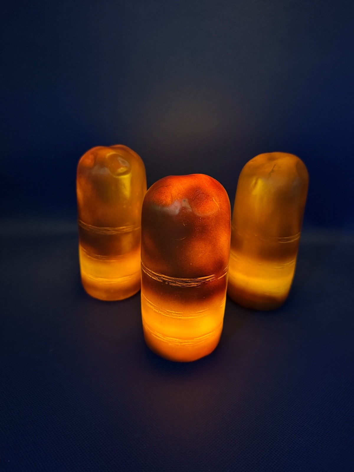 INDIANA JONES Temple of Doom Sankara Stone Light Up Effect Prop x 3 Replica toy