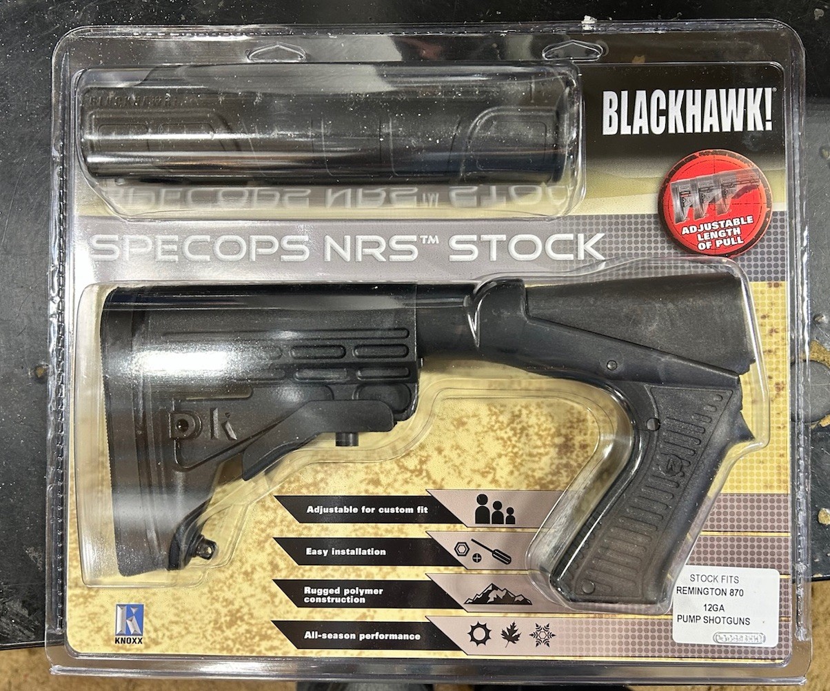 Blackhawk Knoxx Specops NRS Stock For Remington 870 Pump Shotguns 12 Ga NEW