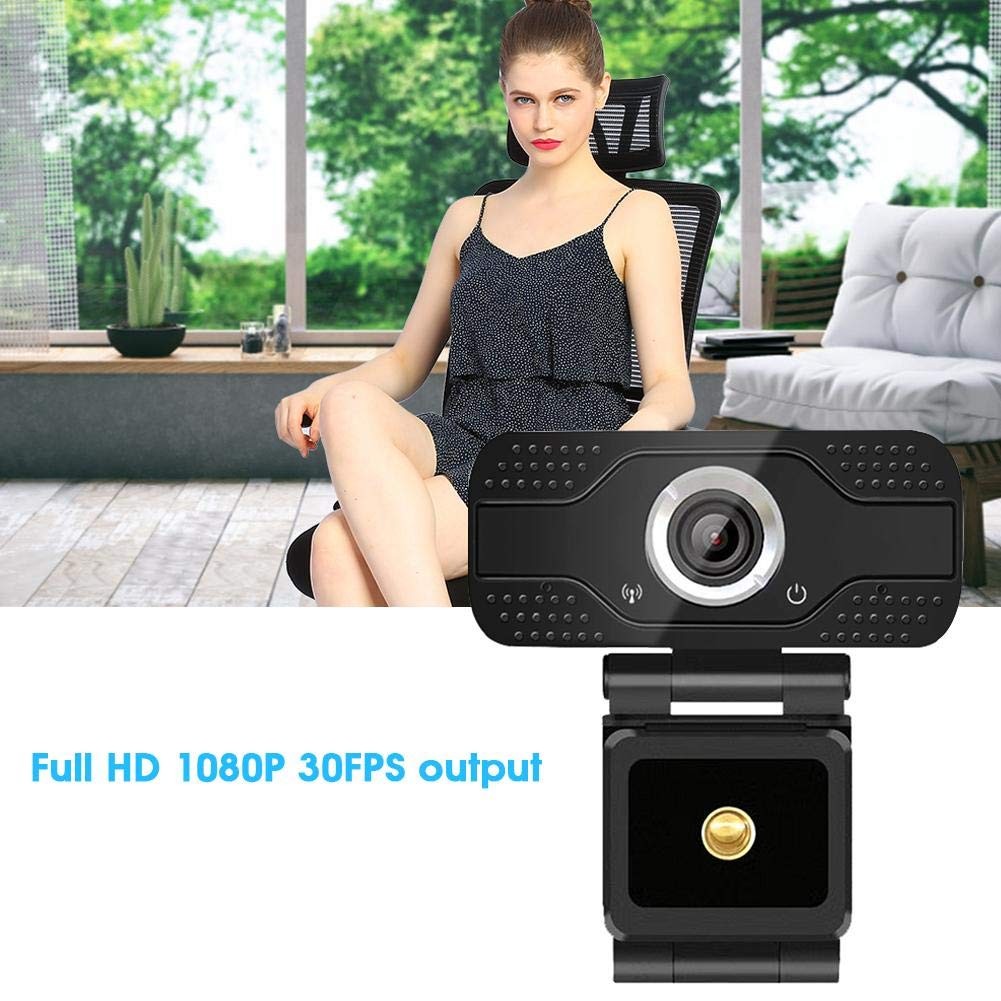 Full 1080p USB Webcam Computer Camera With Microphone Plug And Play Desktop