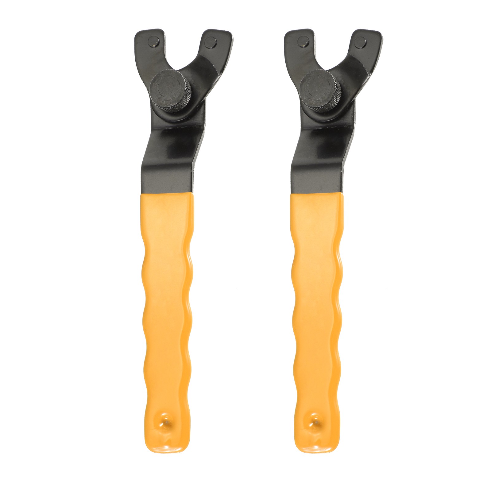 2pcs Rotary Tool Wrench 10-40mm Adjustable Lock Nut Pin Replacement Spanner