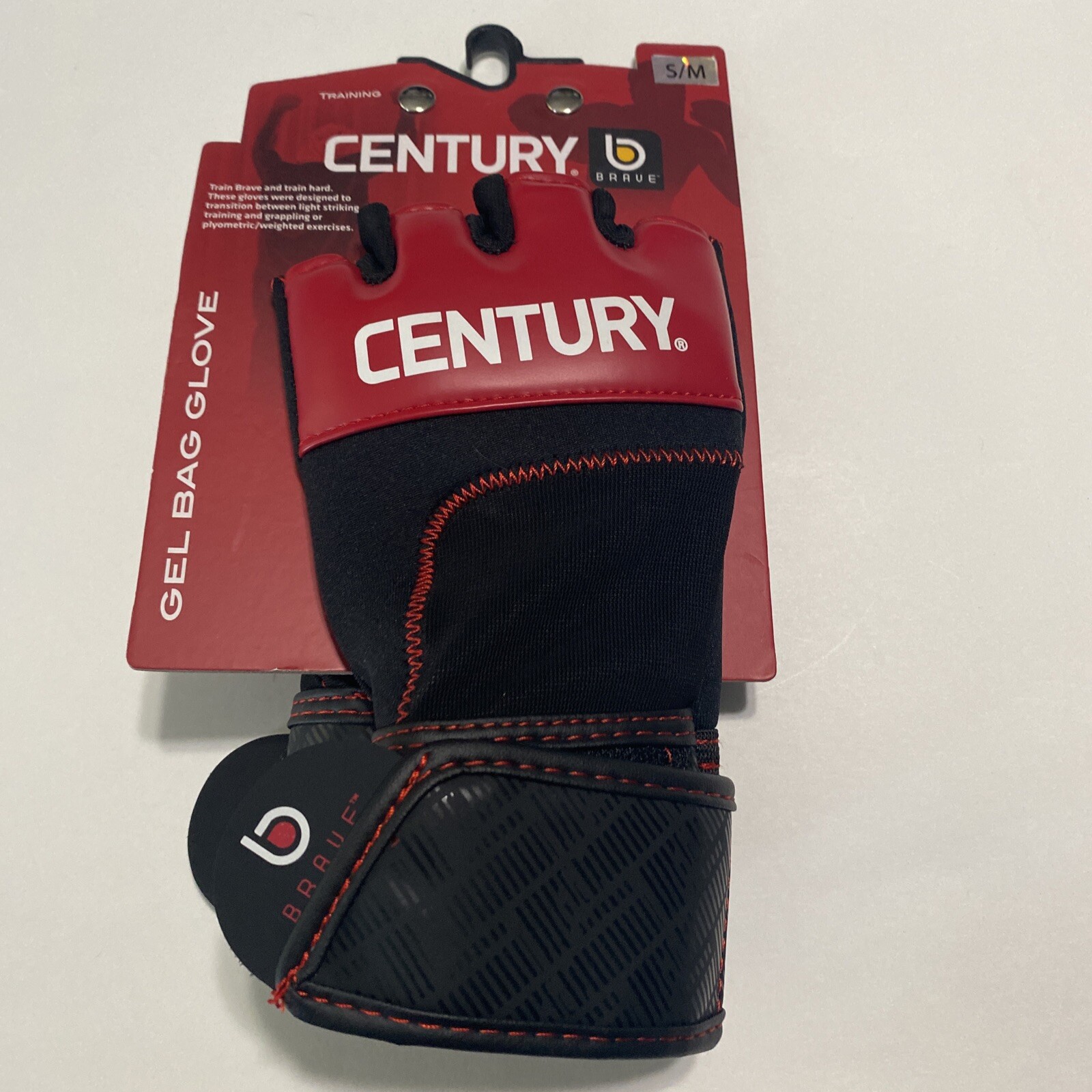 Century Gel Bag Gloves size Small Medium brave