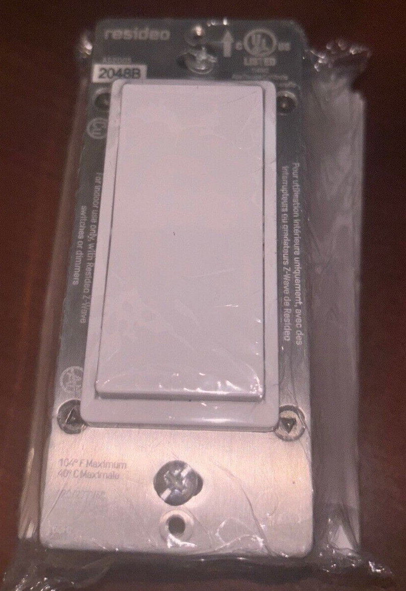 Honeywell Z53WSWITCH Z-Wave Plus In Wall 3-Way Switch-NO BOX