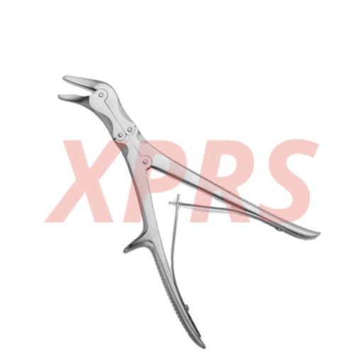 Echlin Duckbill Rongeur, 9", Double Action, Angled, 3mm Bite Jaws, Premium