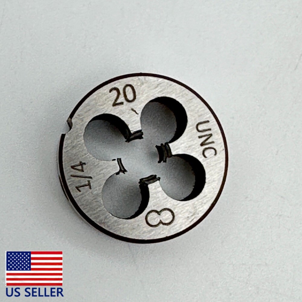 1PC New HSS 1/4-20 UNC Die right molar Hand Thread