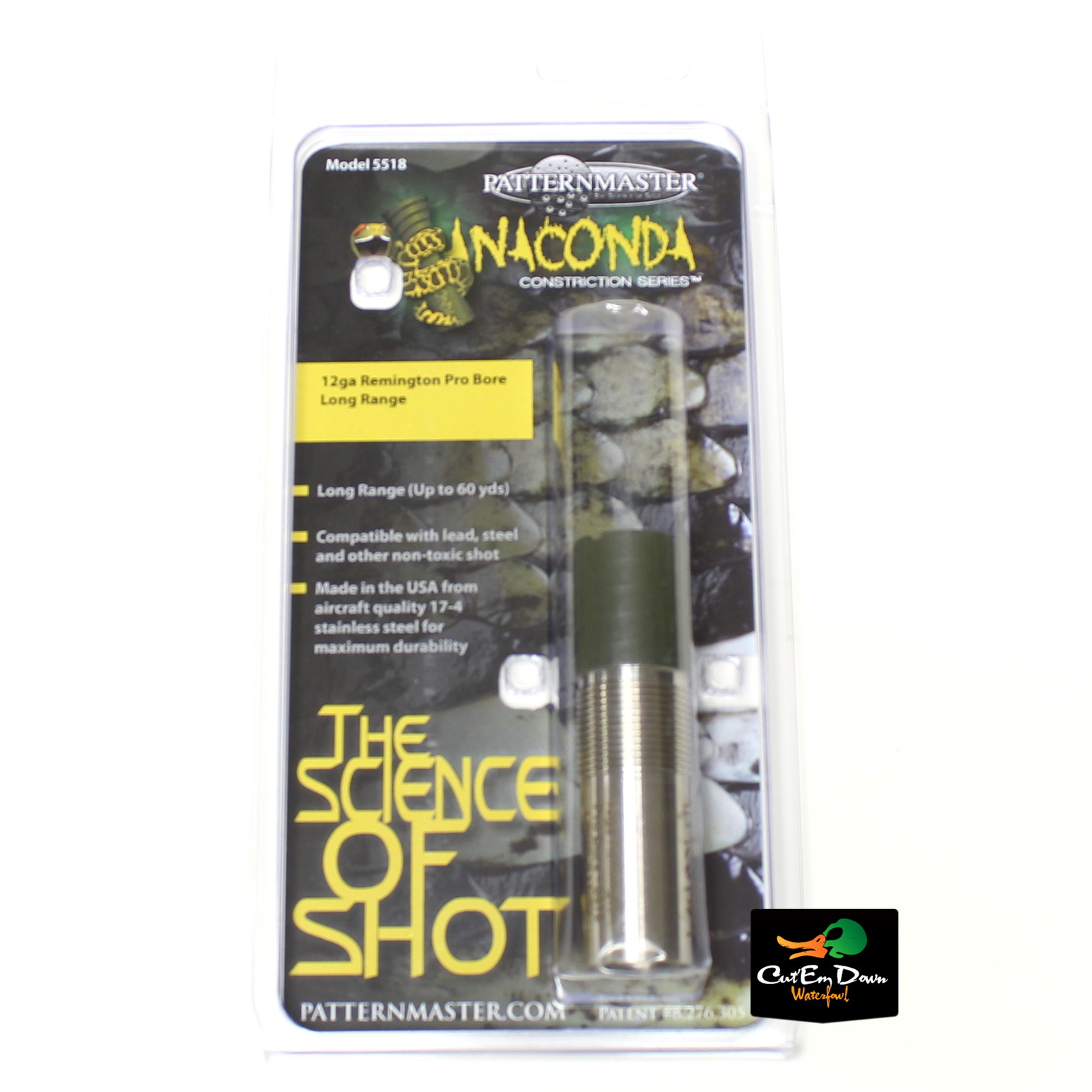 PATTERNMASTER ANACONDA LONG RANGE CHOKE TUBE 12GA REMINGTON PRO BORE