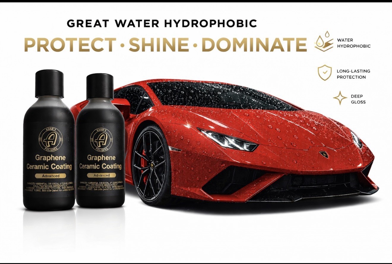 ( TWO BOTTLES) Adams Advanced Graphene Ceramic Coating, Two 60ML Bottles