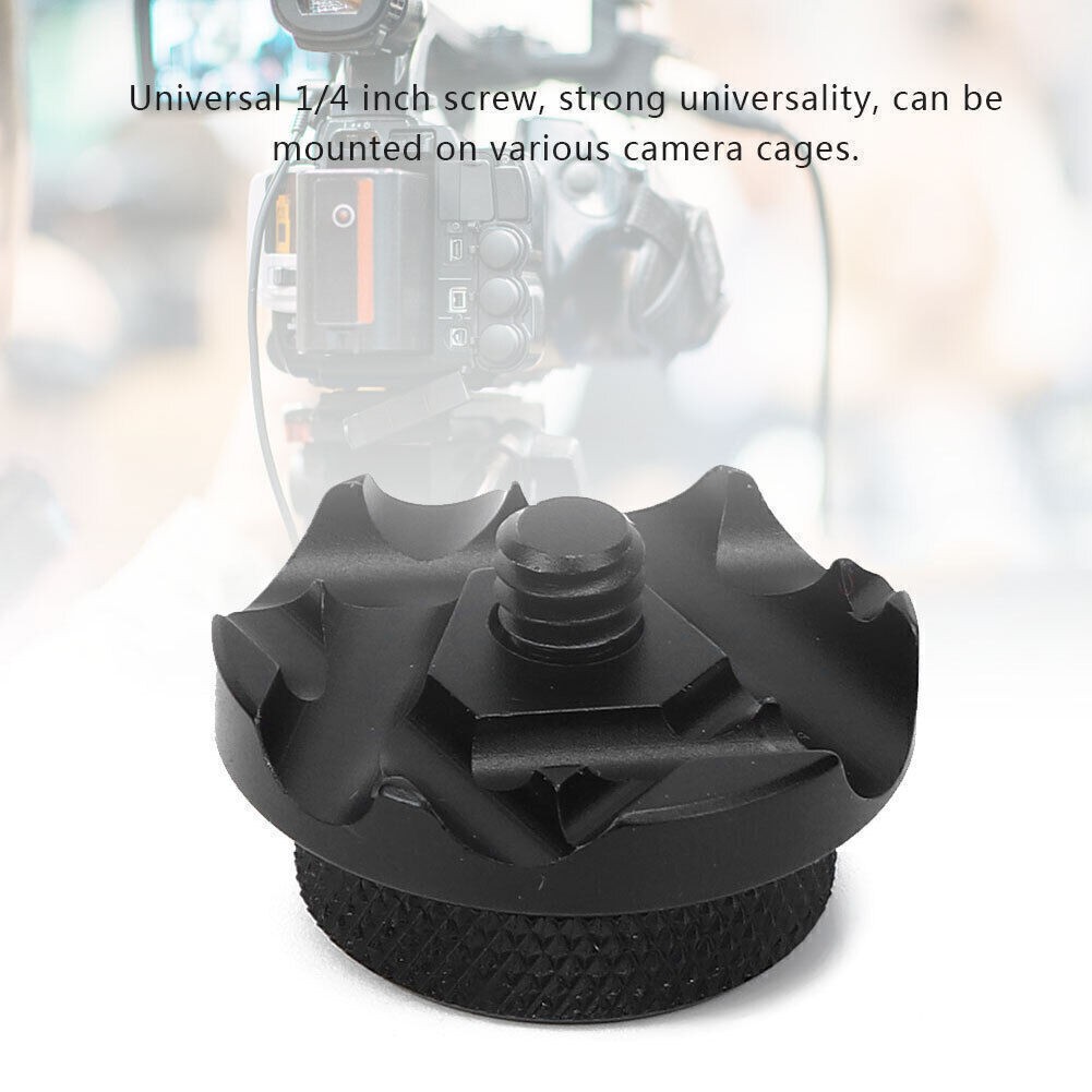 Aluminium Alloy Cage Round Wire Protection ClipFixator CableClamp for SLR Camera