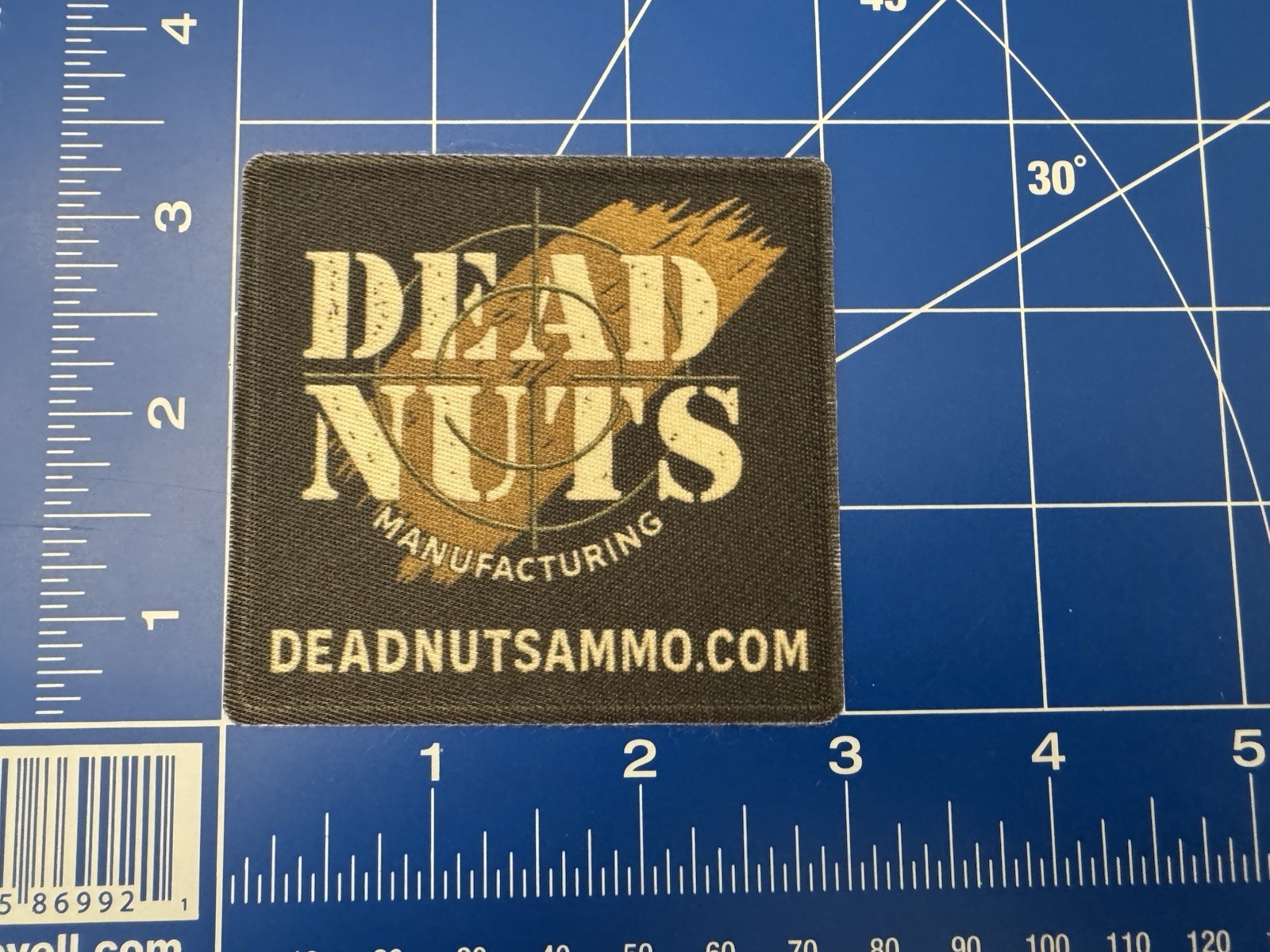 Fabric Patch Sticker Dead Nuts Manufacturing Ammo PROMO STICKER Tactical Decal