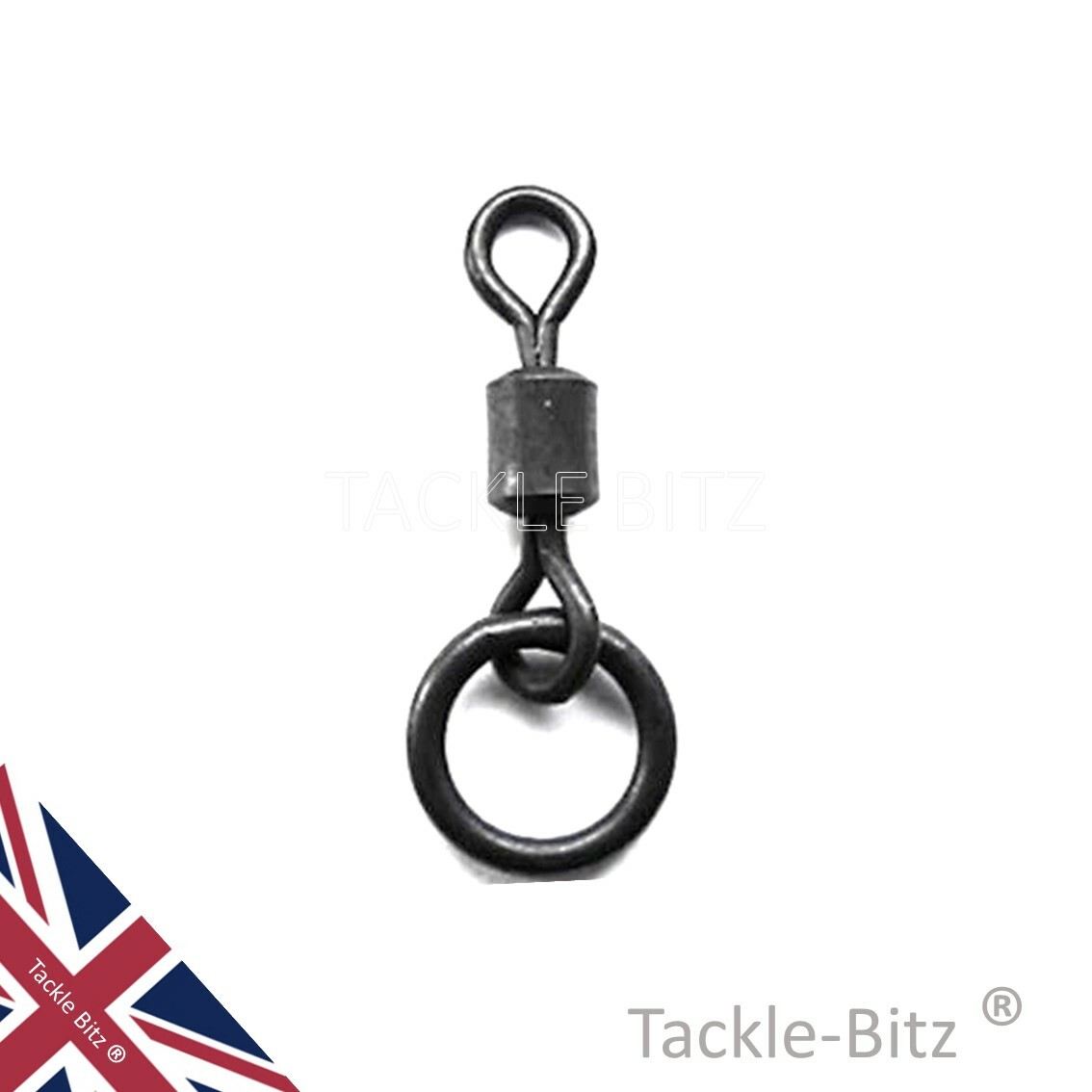 Flexi Ring Size 11 Matt Black swivels for Carp Fishing tackle chod rigs Links