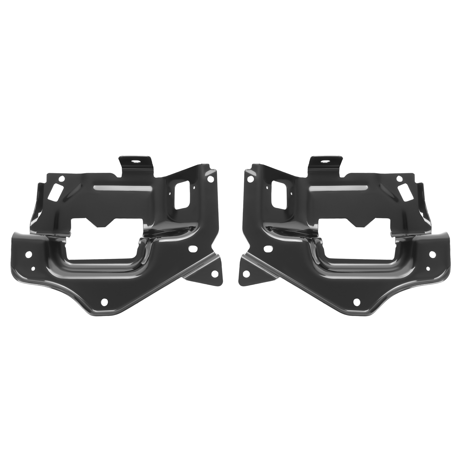 Left & Right Front Inner Bumper Bracket Support For Chevy Silverado 1500 2014-15