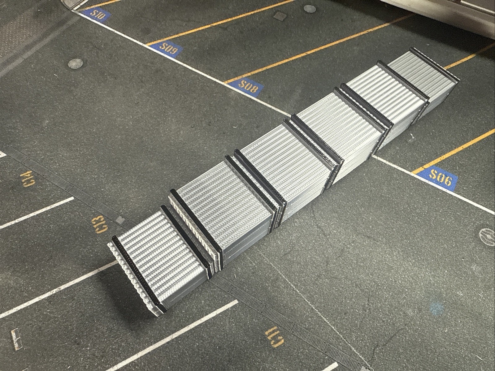 1/64 DCP Metal Sheet Load for Flatbed Trailer