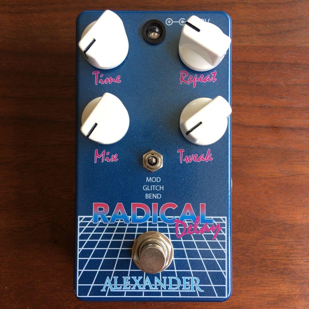 Alexander Pedals Radical Delay Discontinued Guitar Effect Pedal