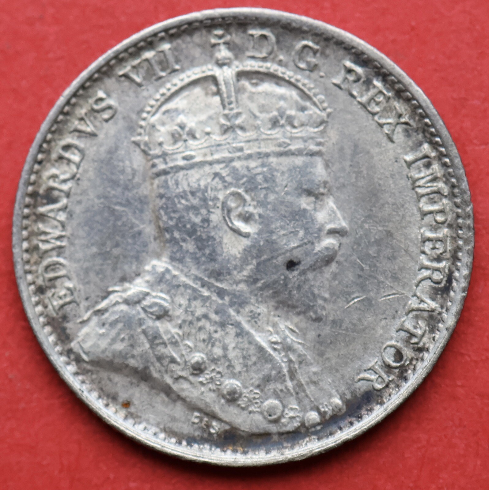 1908 Canada 5 Cents Small 8 - AU - Lot#133