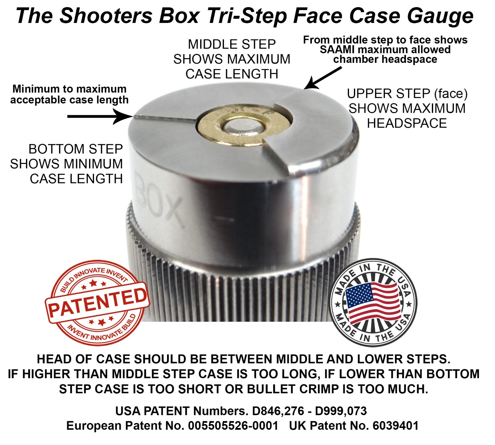 10mm Case & Ammo Gauge PATENTED - Check Your Reloads & Ammunition - Free Ship!