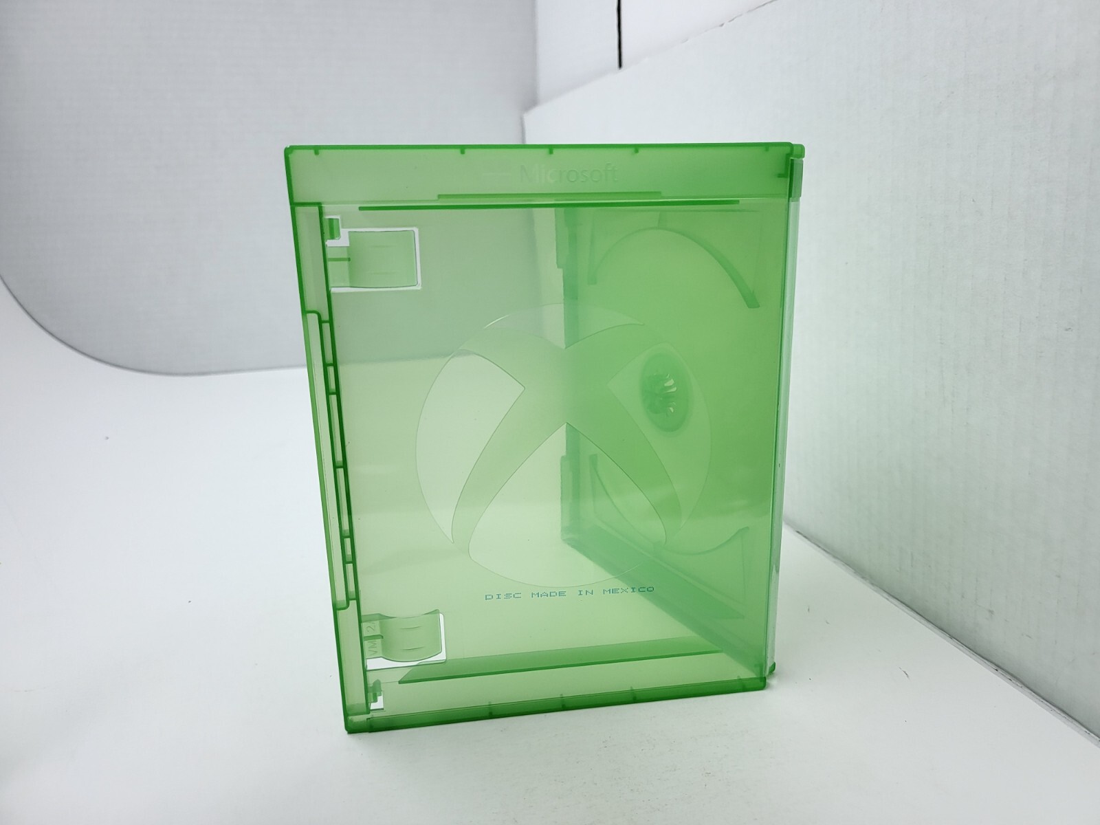 2X MINT NEW XBOX ONE Authentic Replacement Clear Green Game Case OEM W/Sleeve