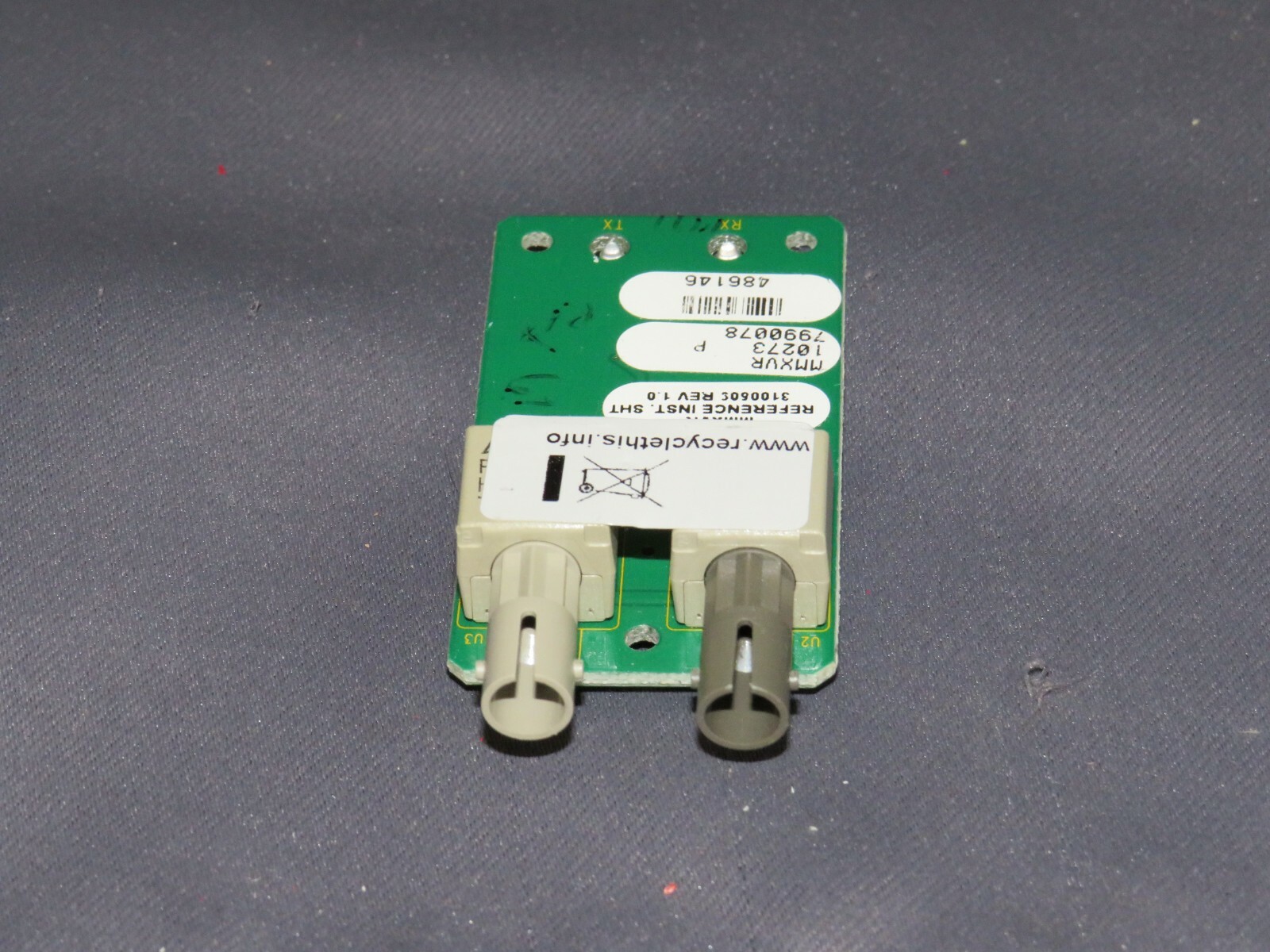 EDWARDS MMXVR FIBER OPTIC TRANSCEIVER FIRE ALARM
