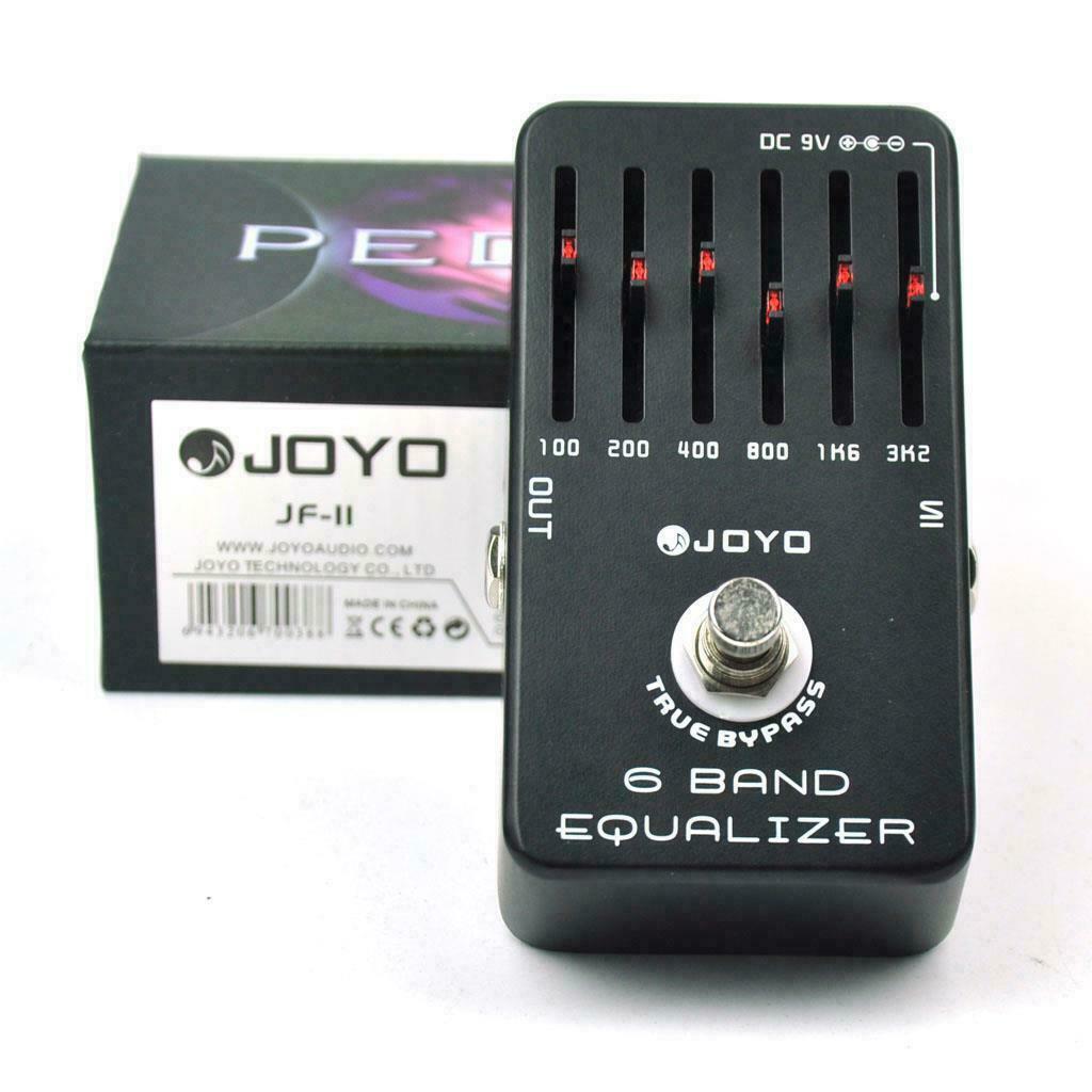 Joyo JF-11 EQ Equalizer 6-Band Guitar Effect Pedal True Bypass New