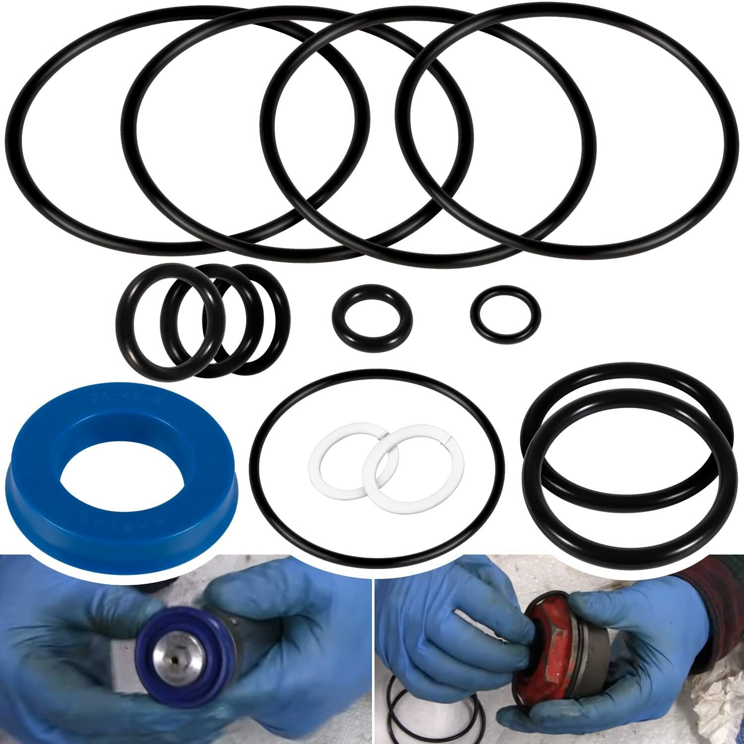 15PCS Floor Jack Seal Kit for Sears, Craftsman, MVP - 214.50136, 50136, G-493LWM