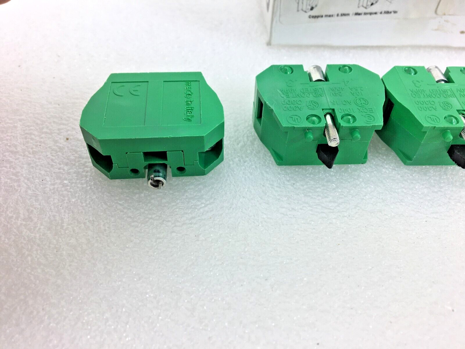 AUTOMATION DIRECT ECX 1040 (3 ea.) & ECX-1030 (2 ea.) BLOCKS