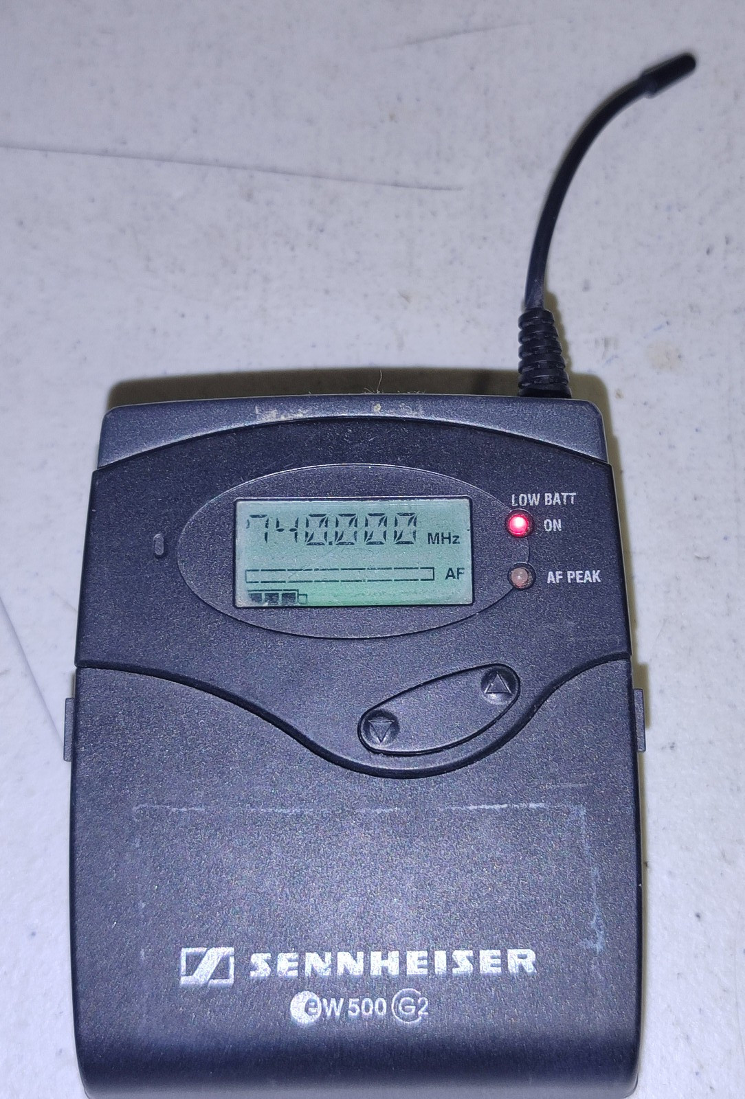 Sennheiser SK500 G2 C range  734 to 776 MHz wireless microphone transmitter