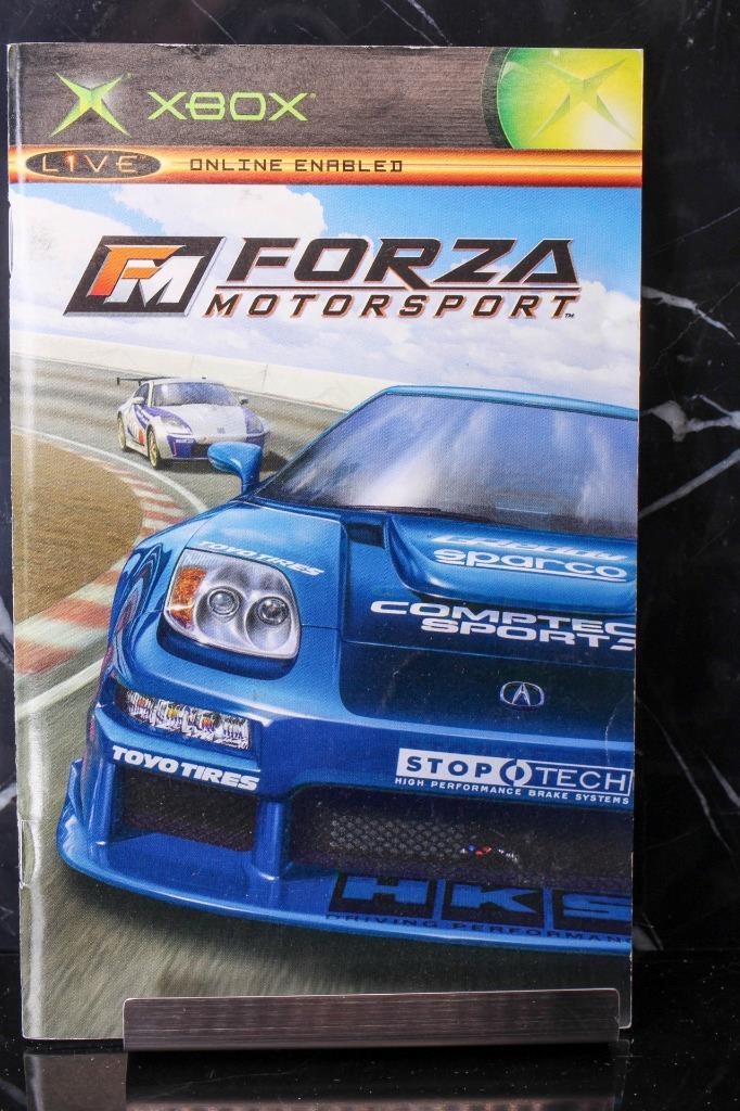 NO GAME- FORZA MOTORSPORT  Authentic Instruction Book Manual Xbox ORIGINAL