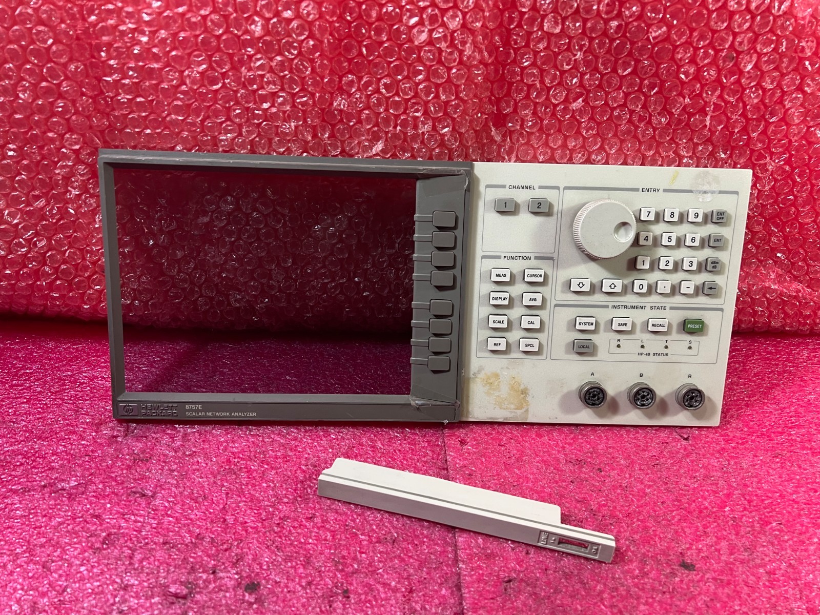 HP 8757E Scalar Network Analyzer ''Panel only'' 08757-60135 A-3137-45