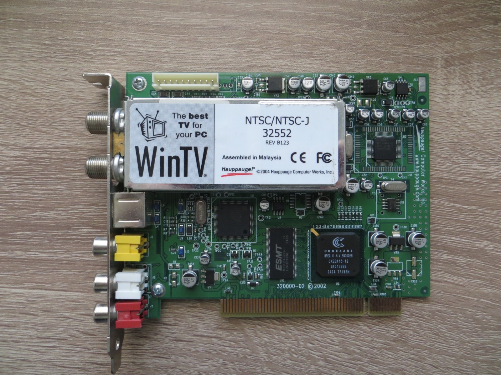 Hauppauge WinTV-PVR-250 PCI TV Tuner Capture Card w/ Manual open box NTSC 32552